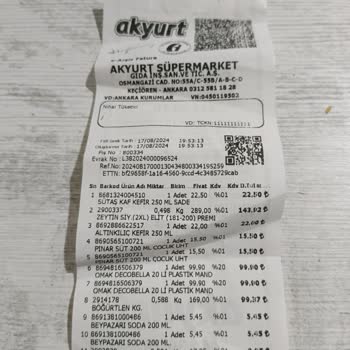 Akyurt Market Manavı Pişman Etti