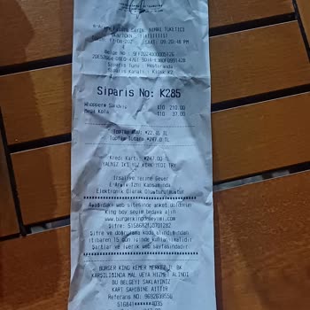 Kemer Burger King Çifte Standart
