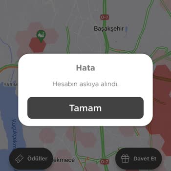 Martı Hesabım Şikayetten Dolayı Askıya Alındı
