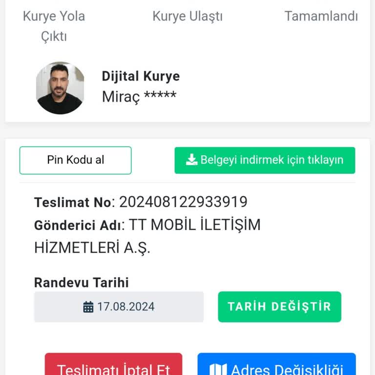 Dijital Kurye Mağduriyeti. Gelmeyen Kurye