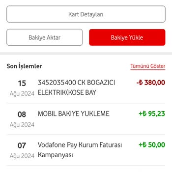 Vodafone Pay, Parasını Çektiği Faturayı Ödemiyor!
