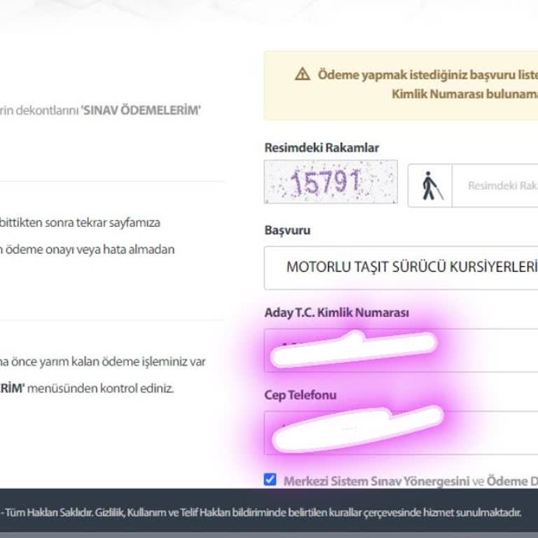 Milli Eğitim Bakanlığı (MEB) Ehliyet Harcı Hatası
