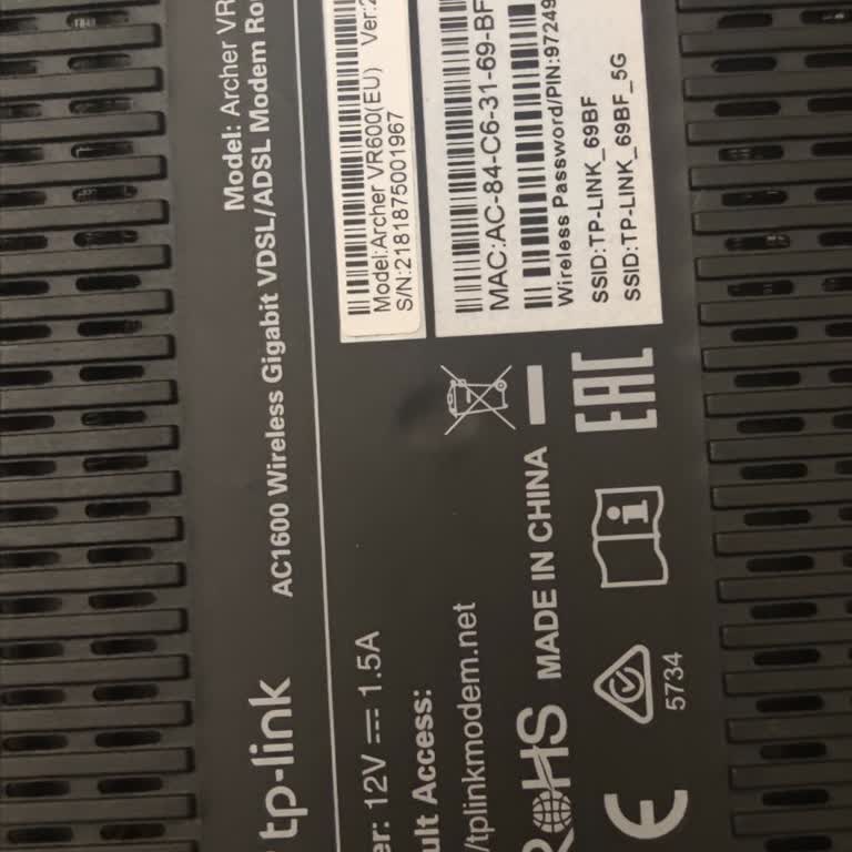 TP Link Archer VR600 9806 Sorunu
