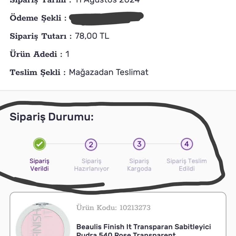 Gratis Mağaza Teslim Siparişim Gelmiyor