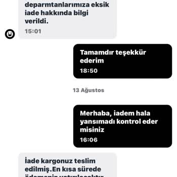Touché Privé İadenin Hesaba Geçmemesi