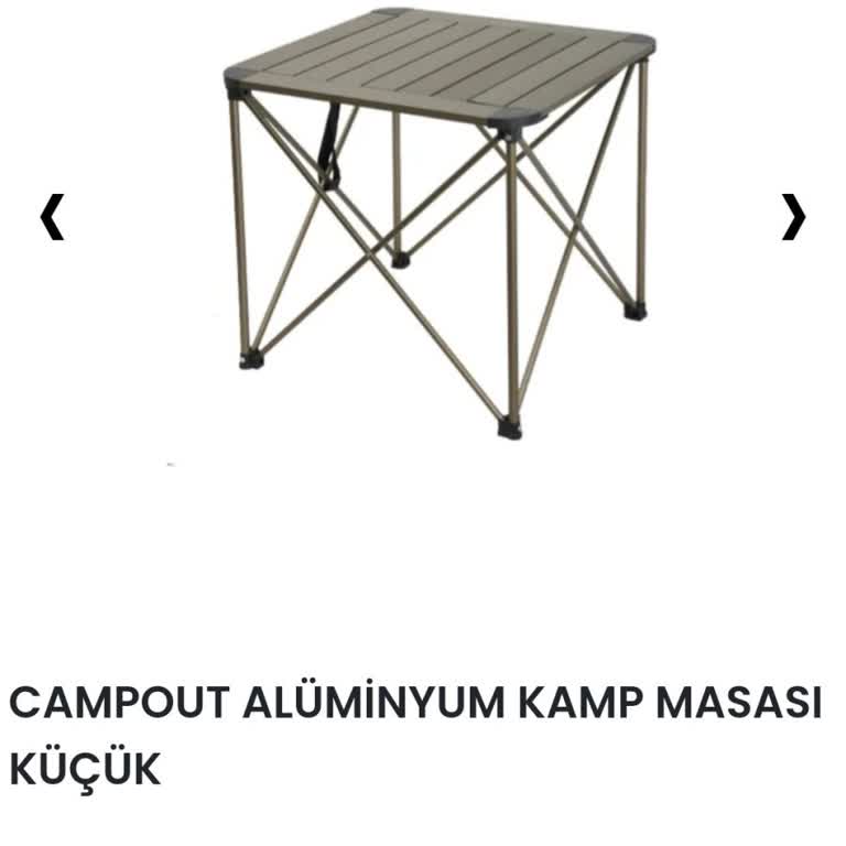 Nurgaz Kamp Masası Müşteriyi Memnun Etmiyor