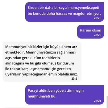 Getir Den Alınan Bozuk Ürün Rezil