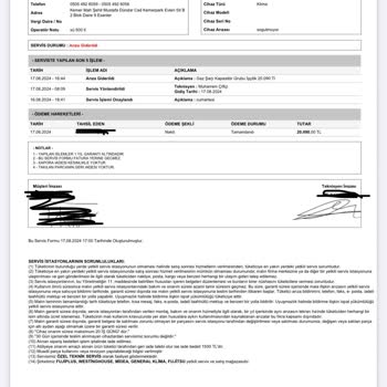 Arçelik Klimamın Onarımında Yüksek Ücret ve Yetersiz Hizmet