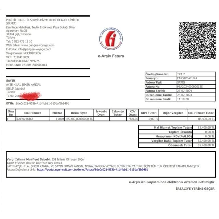 Pangea Voyage İtalya Turu Mağduru