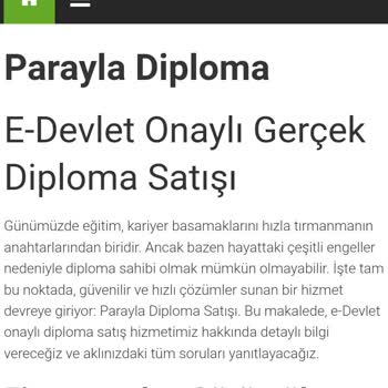 Replika Diploma Paramı Alıp Engellediler Ve Cevap Yok