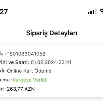 Eyyo Atelier Kargo Hasarı Nedeniyle İade Edilen Siparişimin Durumu Belirsiz