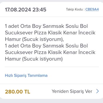 Domino's Pizza Samsun Bafra Şubesi Vasatlığı