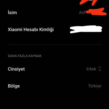 Xiaomi Hesabı Numara Sorunu