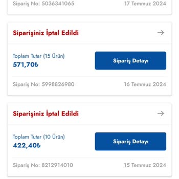 Şok Marketler, Cepte Şok Sipariş Sorunu!
