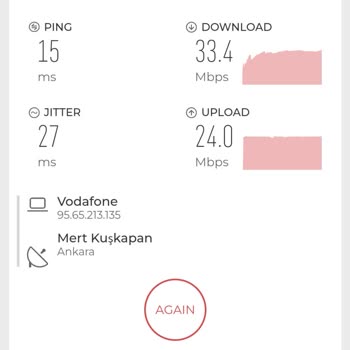 Vodafone Ev İnterneti Hız Sorunu