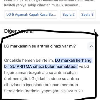 LG Su Arıtma İnsanları Kaldırıyorlar L