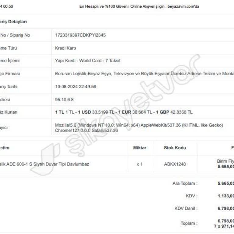 Beyazavm.com Ve Arçelik Yanıltıcı Reklam, Satış Ve Sorumsuzluğu