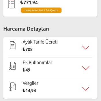 Vodafone Mobil Tarifemde Uygun Seçenekler Sunulmuyor
