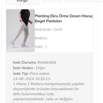 GangOwn Satın Alınan Ürün İadesi