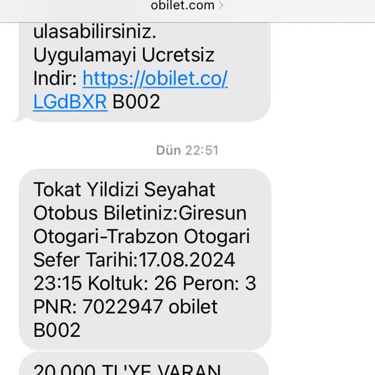 Tokat Yıldızı Gece Yolculuğunda Yaşanan Mağduriyet