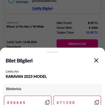 Pazarama Mobil Uygulamasında Çekiliş Sorunu