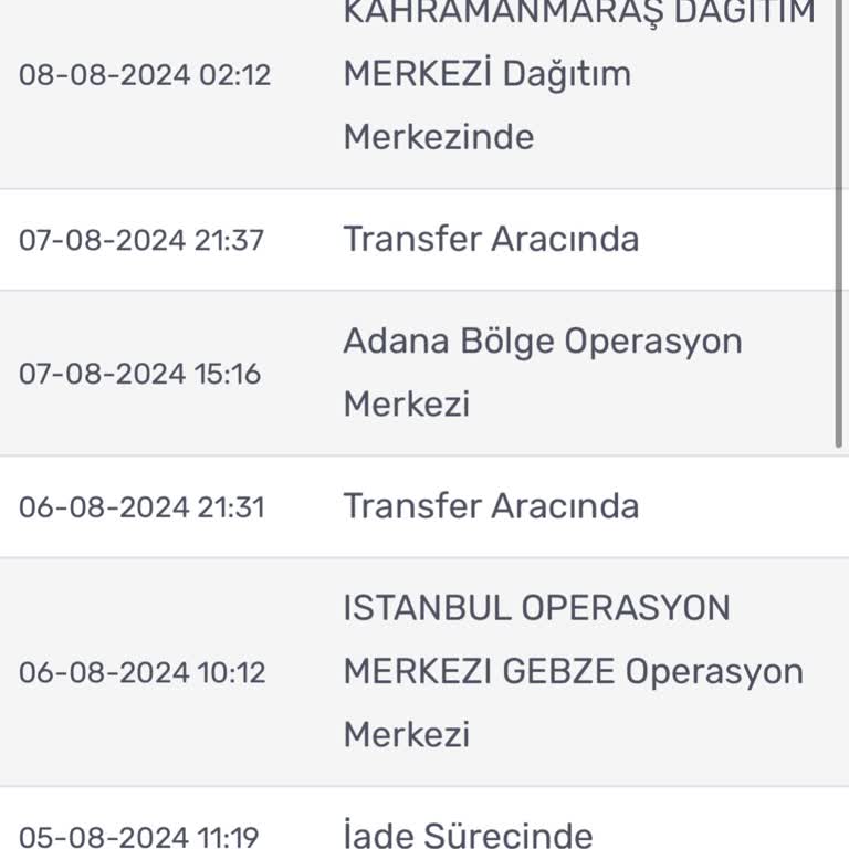 KARGOMsende Tek Kelimeyle Çok Kötü