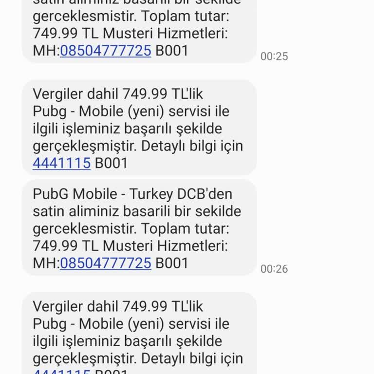 PUBG Adına İradem Dışında Yapılan Alışveriş