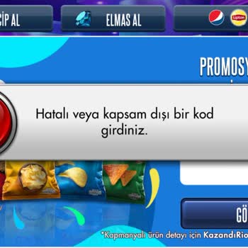Ruffles Çanak Okeyde Kodu Kullanamıyorum