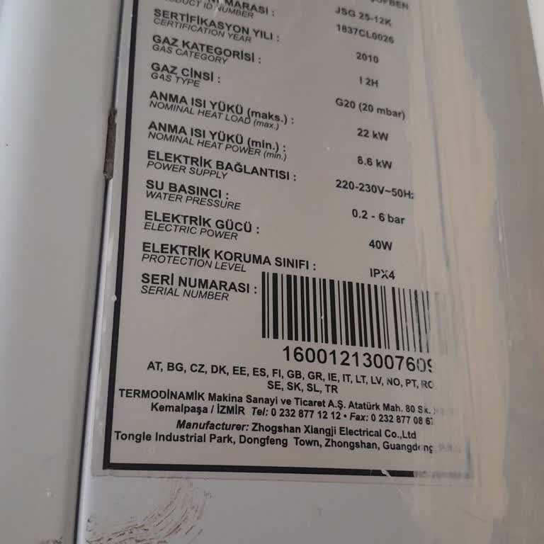 Termodinamik Şofben Arızası Ve Teknik Servis Sorunu