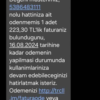 Geç Ödenen Fatura İçin Ekstra Borç Çıkarılması