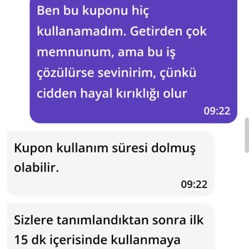 Getir Büyük Ve N11 İn 3 Adet 550 Harcamaya 550 Kuponumun Anında İptali