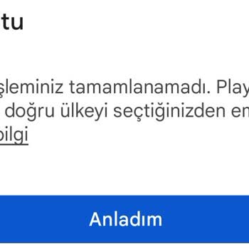 Google Pay Play Ödeme Sorunu