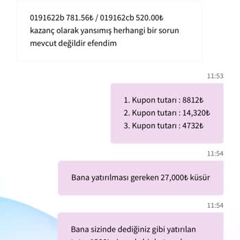Onwin Kazandığım Tutarı Hesabıma Yatırmadı