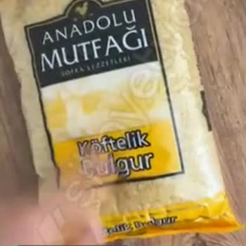 Kapalı Paket Köftelik Bulgur Kelebekler İçinde Anadolu Mutfağı!