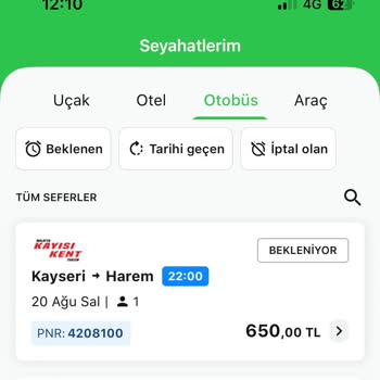 Malatya Kayısı Kent Turizm Otobüs Sefer İptali
