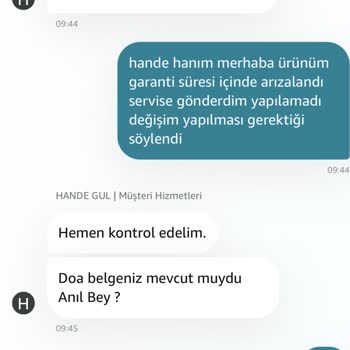 Amazon. COM'un Değişim Hakkımı Elimden Almaya Çalışması