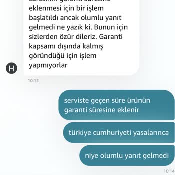 Amazon. COM'un Değişim Hakkımı Elimden Almaya Çalışması