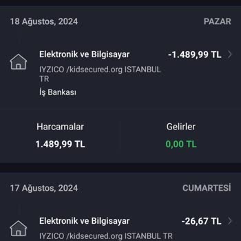 Scannero.io Banka Hesabımdan Habersiz Para Çekimi Yaptı