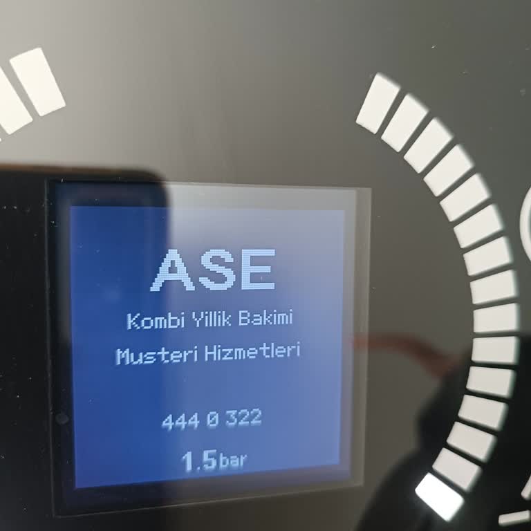 ECA Kombi Bakım Uyarısı Sorunu