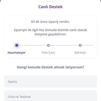 Getir Farazi Sipariş Teslim Süreleri