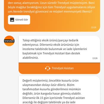 Trendyol Müşterisini Mağdur Etmemeli!