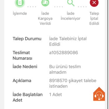 Koçtaş İademi Kabul Etmiyor