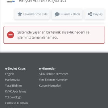 Enerjisa Başkent Elektrik Perakende E Devlet Üzerinden Abonelik İşlemini Yapamıyorum.