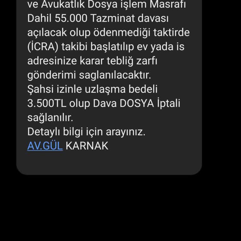 Zirveajans (SMS) Diye Bir Yerden Geldi Mesaj