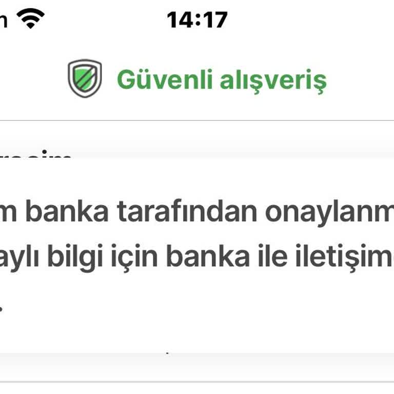 Ziraat Bankası Limit Olmasına Rağmen İşlem Onaylamıyor