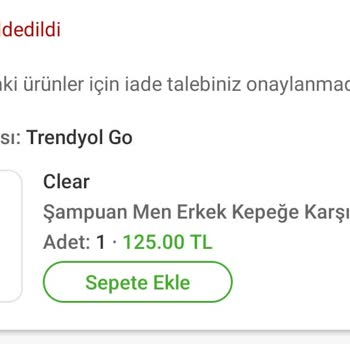 Trendyol Hızlı Market Yanlış Ürün Ve Çelişkili İade Süreciyle Karşılaştım