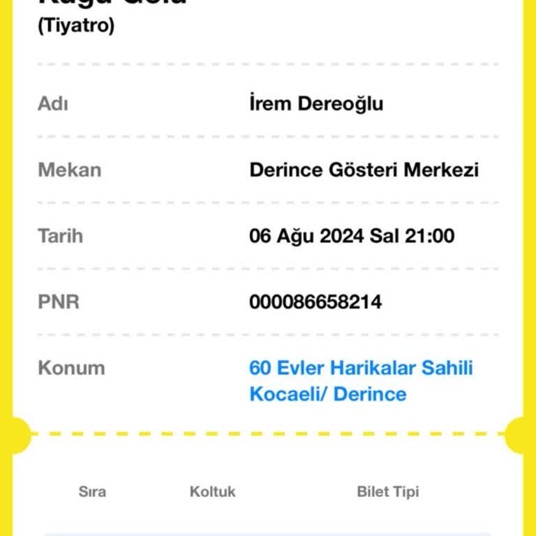 Biletinial.com VIP Bilette Yaşanan Sorun Ve İlgisizlik