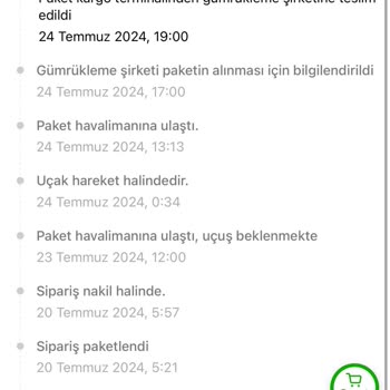 Temu Gümrükte Kalan Sipariş