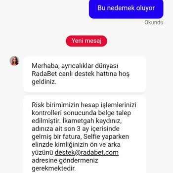 Kazancımı Ödemeyen Site: Radabet Mağduriyeti