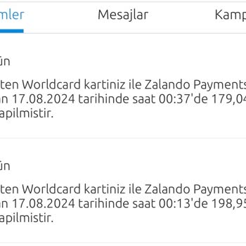 Yapı Kredi Bankası Zalando Payments İle İzinsiz Kredi Kartı Harcamaları
